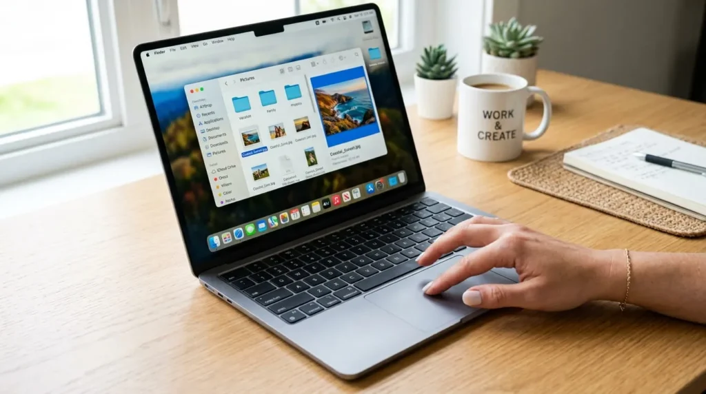 How to Change Wallpaper on Mac: Every Method Explained 2 Setting a new Mac wallpaper directly from a Finder window using Control-click