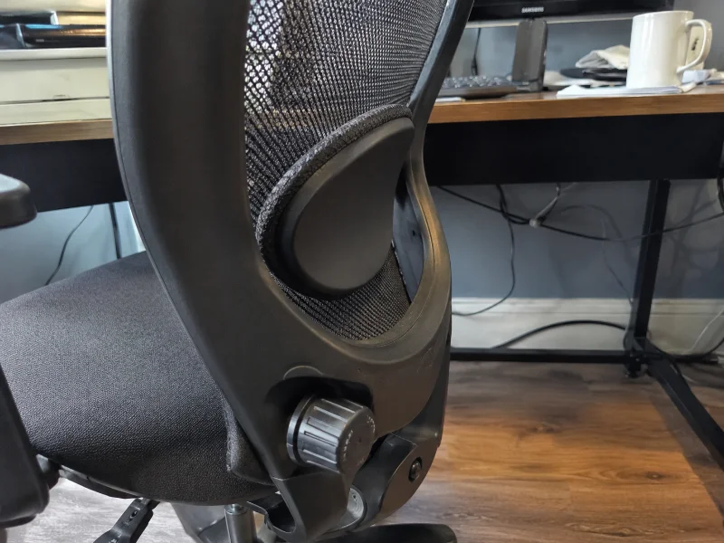 Lumbar support adjustment on a best budget office chair