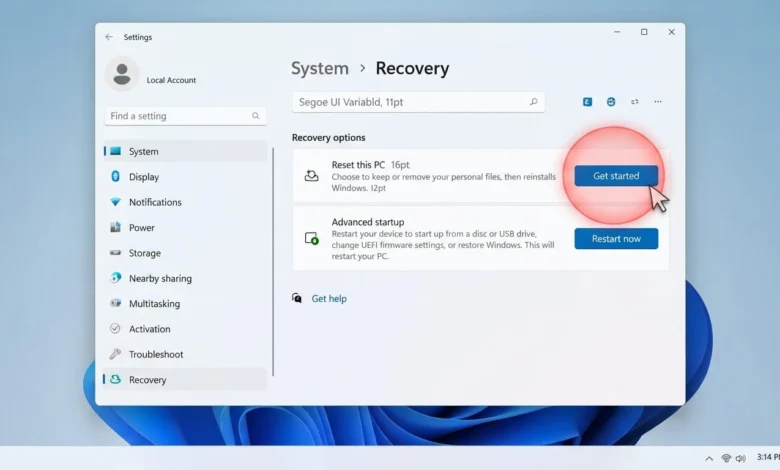 How To Factory Reset An HP Laptop 1 HP laptop on a desk ready for a factory reset, with an external backup drive nearby