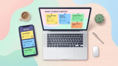 How to Use Google Keep: A Complete Beginner's Guide 27 Laptop and phone showing how to use Google Keep note app interface