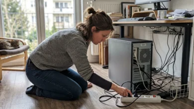 Computer Won't Turn On? Try These Fixes First 10 man checking power cable after computer won't turn on