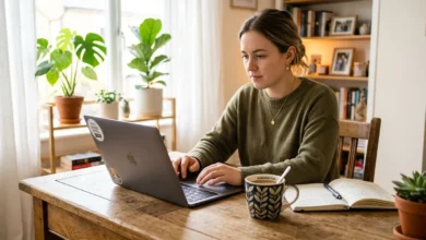How to Insert Calendar in Google Sheets: 5 Working Methods 7 Laptop showing how to insert calendar in Google Sheets for a monthly project schedule