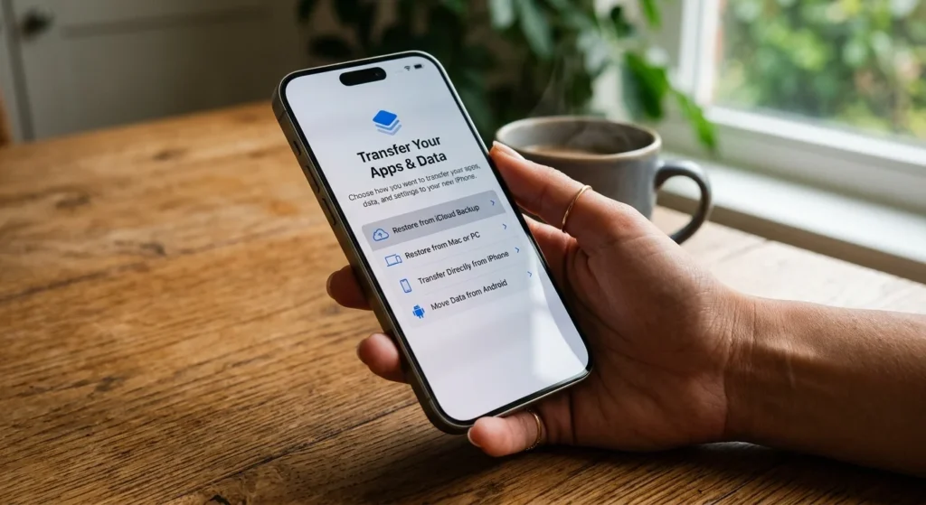 How to Restore iPhone From Backup: iCloud and Computer 2 Choosing From iCloud Backup to restore iPhone from backup during setup