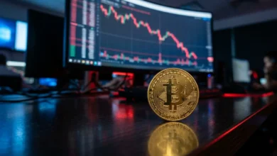 Why Is XRP Dropping? 5 Reasons Behind the Latest Price Slide 19 Gold XRP coin standing in front of a red falling price chart on a trading monitor